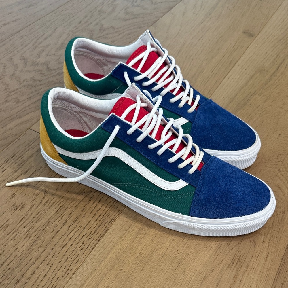 Vans Old Skool Sneakers - Blue, Green, Yellow, Red